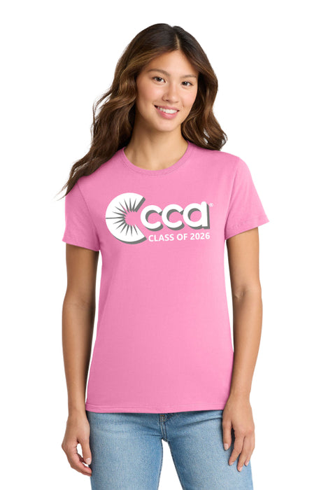 'Class of 2026' Ladies Cotton Tee