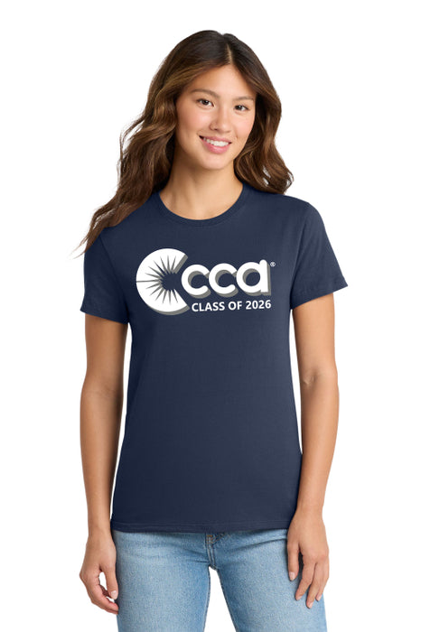 'Class of 2026' Ladies Cotton Tee