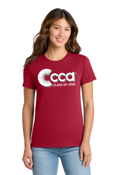 'Class of 2026' Ladies Cotton Tee