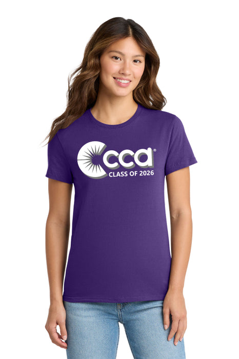 'Class of 2026' Ladies Cotton Tee